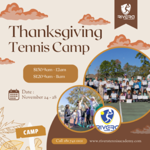 Rivera Tennis Academy Announces Thanksgiving Tennis Camp for Junior Players